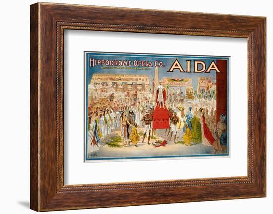 Verdi Opera Aida in Cleveland-null-Framed Art Print