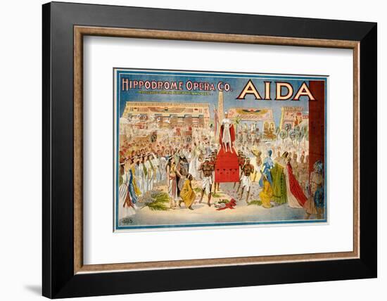 Verdi Opera Aida in Cleveland-null-Framed Art Print