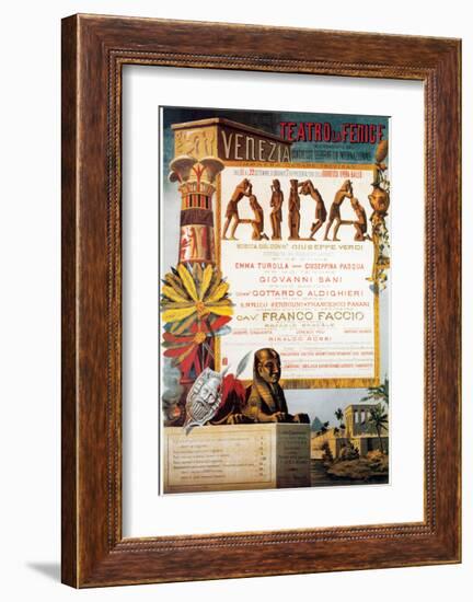 Verdi, Teatro La Fenice, Aida-null-Framed Premium Giclee Print