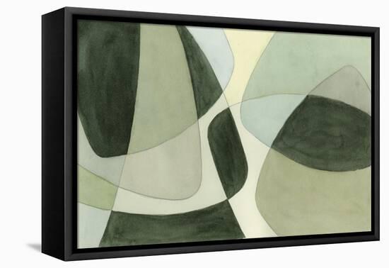 Verdigris Intersection II-Renee W. Stramel-Framed Stretched Canvas