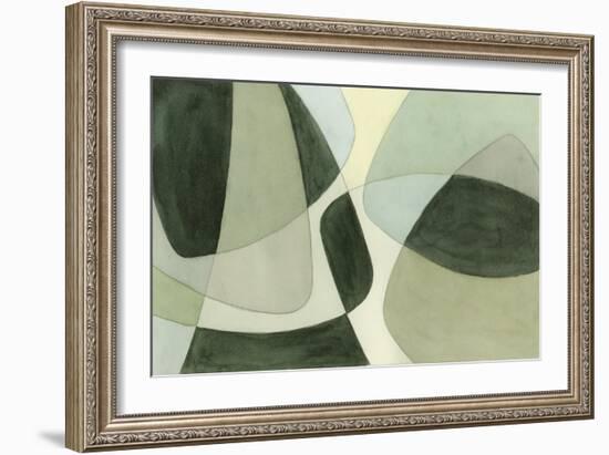 Verdigris Intersection II-Renee W. Stramel-Framed Art Print