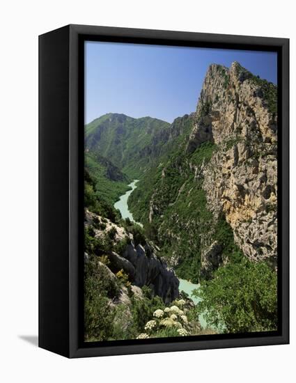 Verdon Gorges, Alpes-De-Haute-Provence, Provence, France-Michael Busselle-Framed Premier Image Canvas