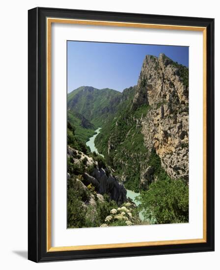 Verdon Gorges, Alpes-De-Haute-Provence, Provence, France-Michael Busselle-Framed Photographic Print