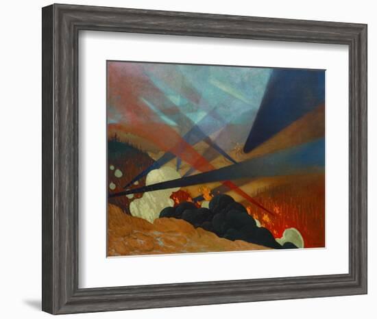 Verdun, Tableau de Guerre Interprete-Félix Vallotton-Framed Giclee Print