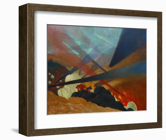 Verdun, Tableau de Guerre Interprete-Félix Vallotton-Framed Giclee Print