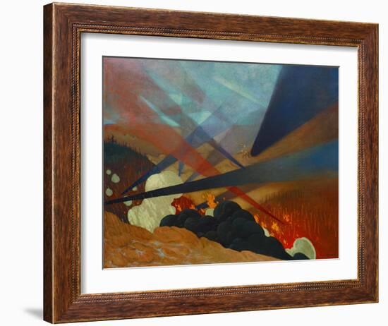 Verdun, Tableau de Guerre Interprete-Félix Vallotton-Framed Giclee Print