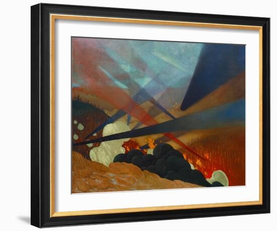 Verdun, Tableau de Guerre Interprete-Félix Vallotton-Framed Giclee Print