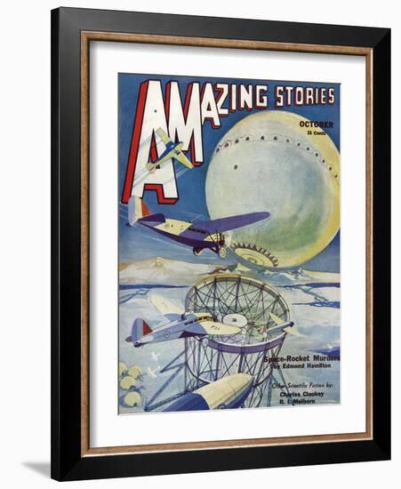 Vereian Spacecraft-Leo Morey-Framed Art Print