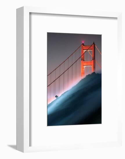 Verge Unique Fog Flow Hillside Golden Gate Marin Headlands-Vincent James-Framed Photographic Print