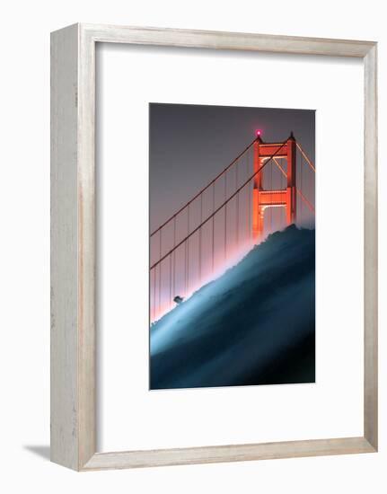 Verge Unique Fog Flow Hillside Golden Gate Marin Headlands-Vincent James-Framed Photographic Print