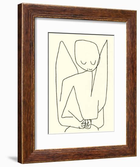 Vergesslicher Engel, c.1939-Paul Klee-Framed Serigraph