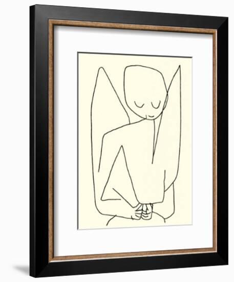 Vergesslicher Engel, c.1939-Paul Klee-Framed Serigraph