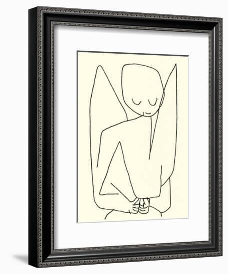 Vergesslicher Engel, c.1939-Paul Klee-Framed Serigraph