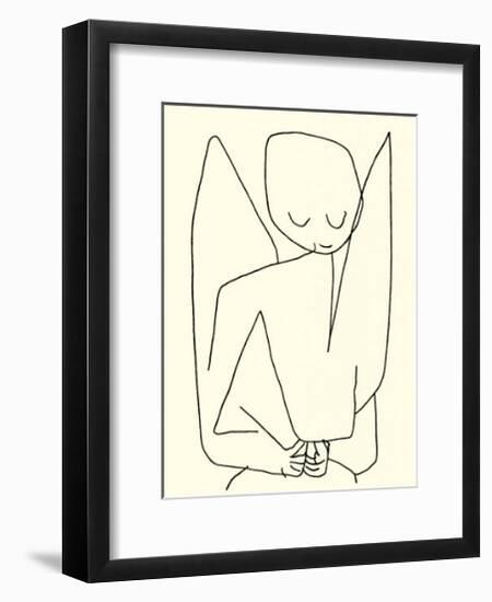 Vergesslicher Engel, c.1939-Paul Klee-Framed Serigraph