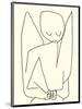 Vergesslicher Engel, c.1939-Paul Klee-Mounted Serigraph