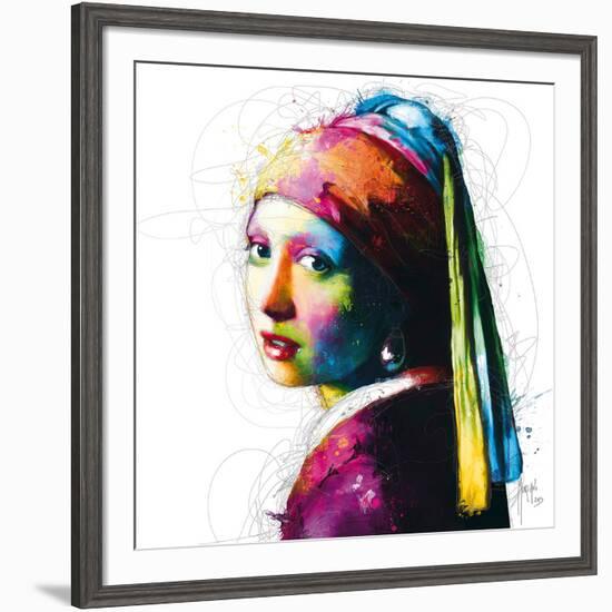 Vermeer Pop-Patrice Murciano-Framed Art Print