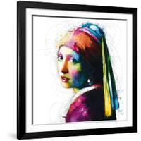 Vermeer Pop-Patrice Murciano-Framed Art Print