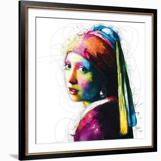 Vermeer Pop-Patrice Murciano-Framed Art Print