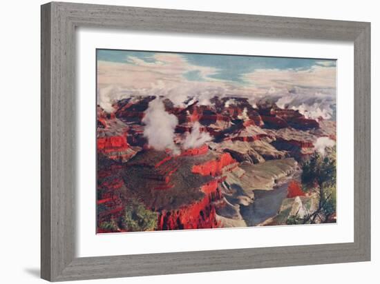 'Vermilion Cliffs and Vast Depths of an Unparalleled Wonderland', c1935-Unknown-Framed Giclee Print