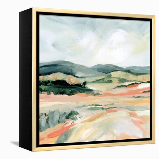 Vermillion Landscape I-Katrina Pete-Framed Stretched Canvas