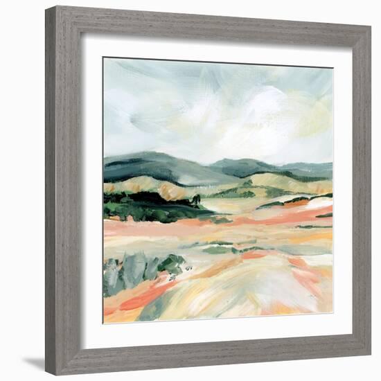 Vermillion Landscape I-Katrina Pete-Framed Art Print