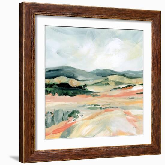 Vermillion Landscape I-Katrina Pete-Framed Art Print