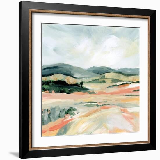 Vermillion Landscape I-Katrina Pete-Framed Art Print