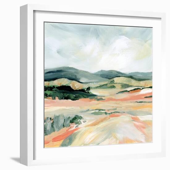 Vermillion Landscape I-Katrina Pete-Framed Art Print