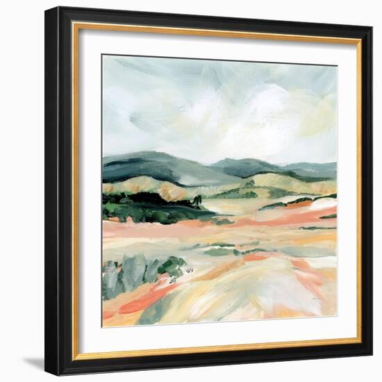 Vermillion Landscape I-Katrina Pete-Framed Art Print