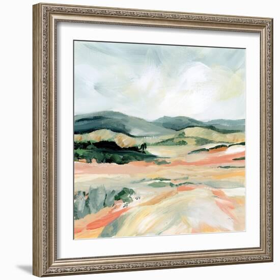 Vermillion Landscape I-Katrina Pete-Framed Premium Giclee Print