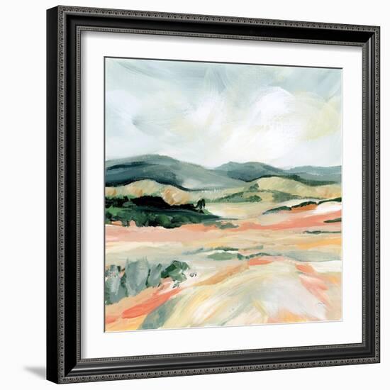 Vermillion Landscape I-Katrina Pete-Framed Premium Giclee Print