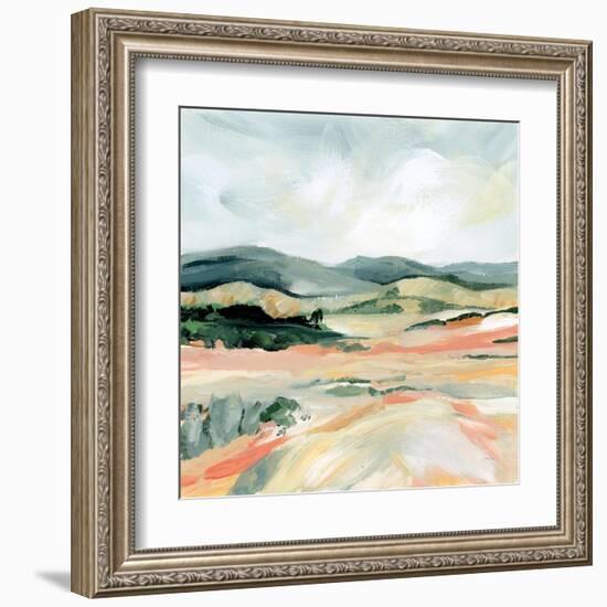 Vermillion Landscape I-Katrina Pete-Framed Art Print