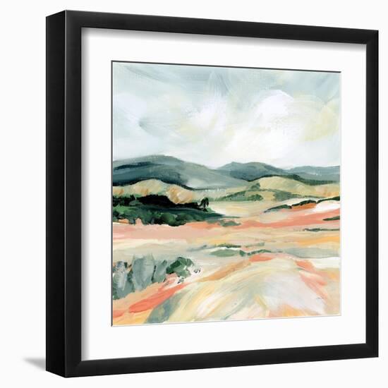 Vermillion Landscape I-Katrina Pete-Framed Art Print