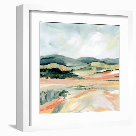 Vermillion Landscape I-Katrina Pete-Framed Art Print