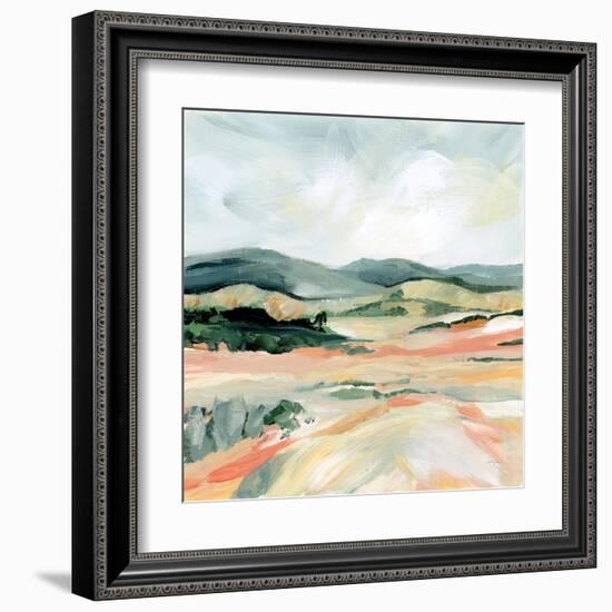 Vermillion Landscape I-Katrina Pete-Framed Art Print