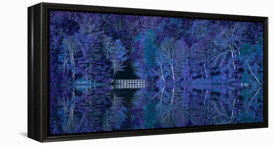 Vermont Bridge Fantasy Pano-Steven Maxx-Framed Premier Image Canvas