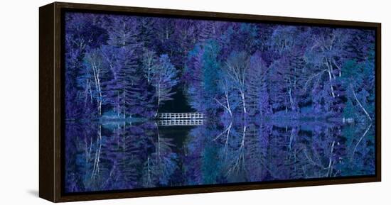 Vermont Bridge Fantasy Pano-Steven Maxx-Framed Premier Image Canvas