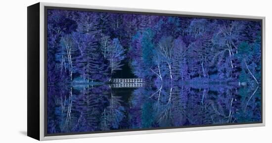 Vermont Bridge Fantasy Pano-Steven Maxx-Framed Premier Image Canvas