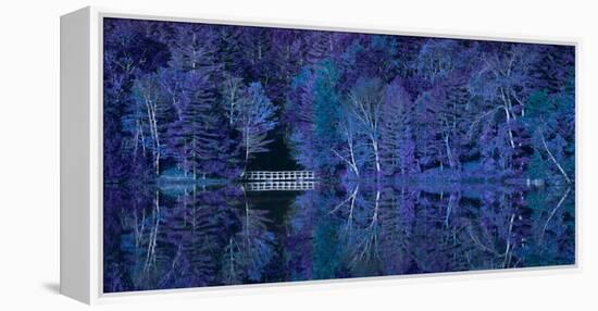 Vermont Bridge Fantasy Pano-Steven Maxx-Framed Premier Image Canvas