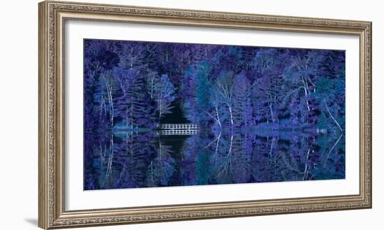 Vermont Bridge Fantasy Pano-Steven Maxx-Framed Photographic Print