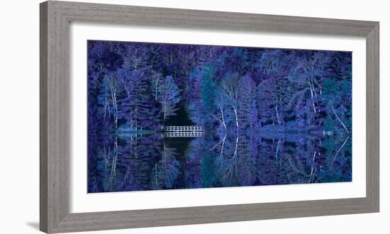 Vermont Bridge Fantasy Pano-Steven Maxx-Framed Photographic Print