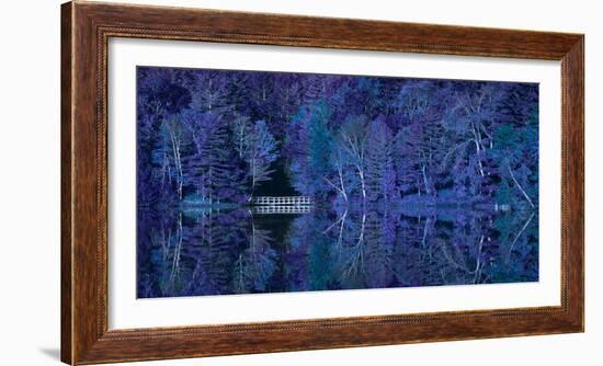 Vermont Bridge Fantasy Pano-Steven Maxx-Framed Photographic Print