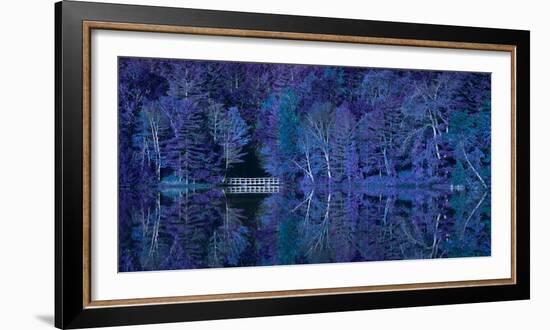 Vermont Bridge Fantasy Pano-Steven Maxx-Framed Photographic Print