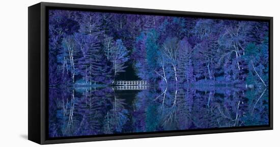Vermont Bridge Fantasy Pano-Steven Maxx-Framed Stretched Canvas