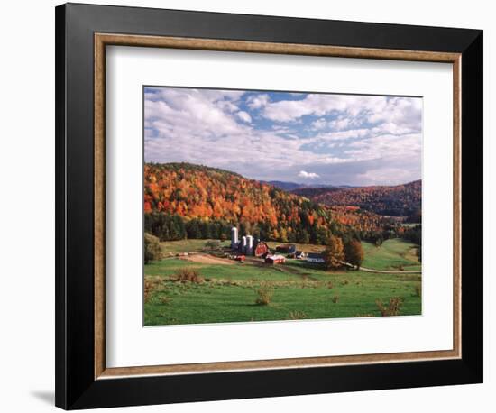 Vermont Farm in the Fall, USA-Charles Sleicher-Framed Photographic Print