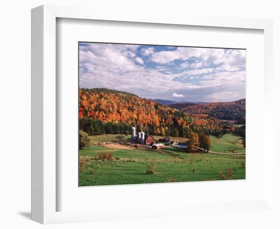 Vermont Farm in the Fall, USA-Charles Sleicher-Framed Photographic Print