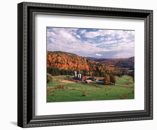 Vermont Farm in the Fall, USA-Charles Sleicher-Framed Photographic Print