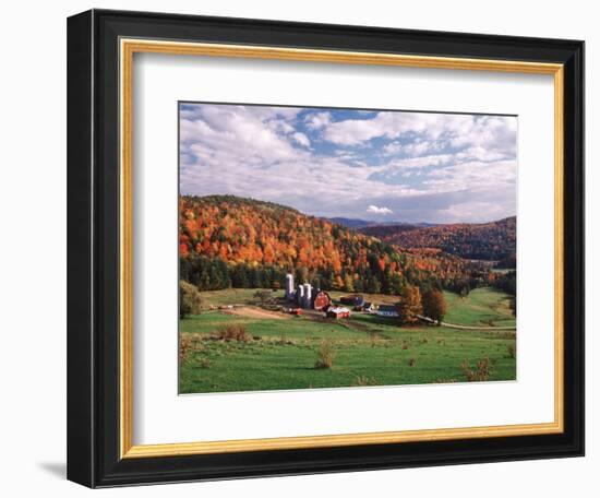 Vermont Farm in the Fall, USA-Charles Sleicher-Framed Photographic Print