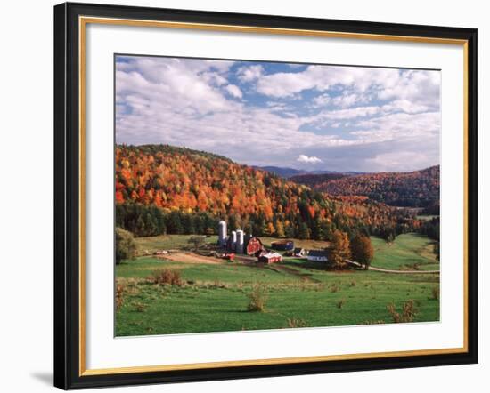 Vermont Farm in the Fall, USA-Charles Sleicher-Framed Photographic Print