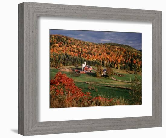 Vermont Farm in the Fall, USA-Charles Sleicher-Framed Photographic Print